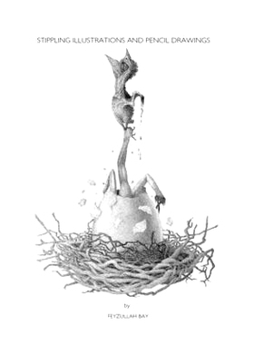 预订 Stippling Illustrations and Pencil Drawings: A collection of my original drawings.: 9798388893345