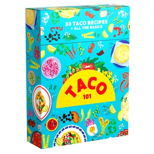 预订 Taco 101 Deck of Cards: 30 Taco Recipes + All the Basics Taco 101 副牌：30 种 Taco 食谱 + 所有基础知识: 97819227546