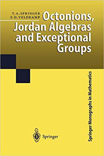 【预订】Octonions, Jordan Algebras and Exceptional Groups 9783642085635