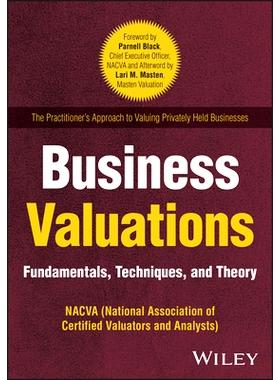 预订 Business Valuations: Fundamentals, Techniques, and Theory: 9781394204731