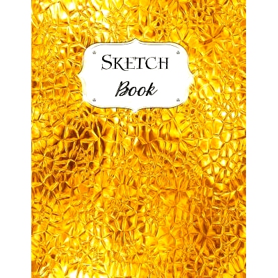 预订 Sketch Book: Gold Sketchbook Scetchpad for Drawing or Doodling Notebook Pad for Creative Artists #7: 9781073356546