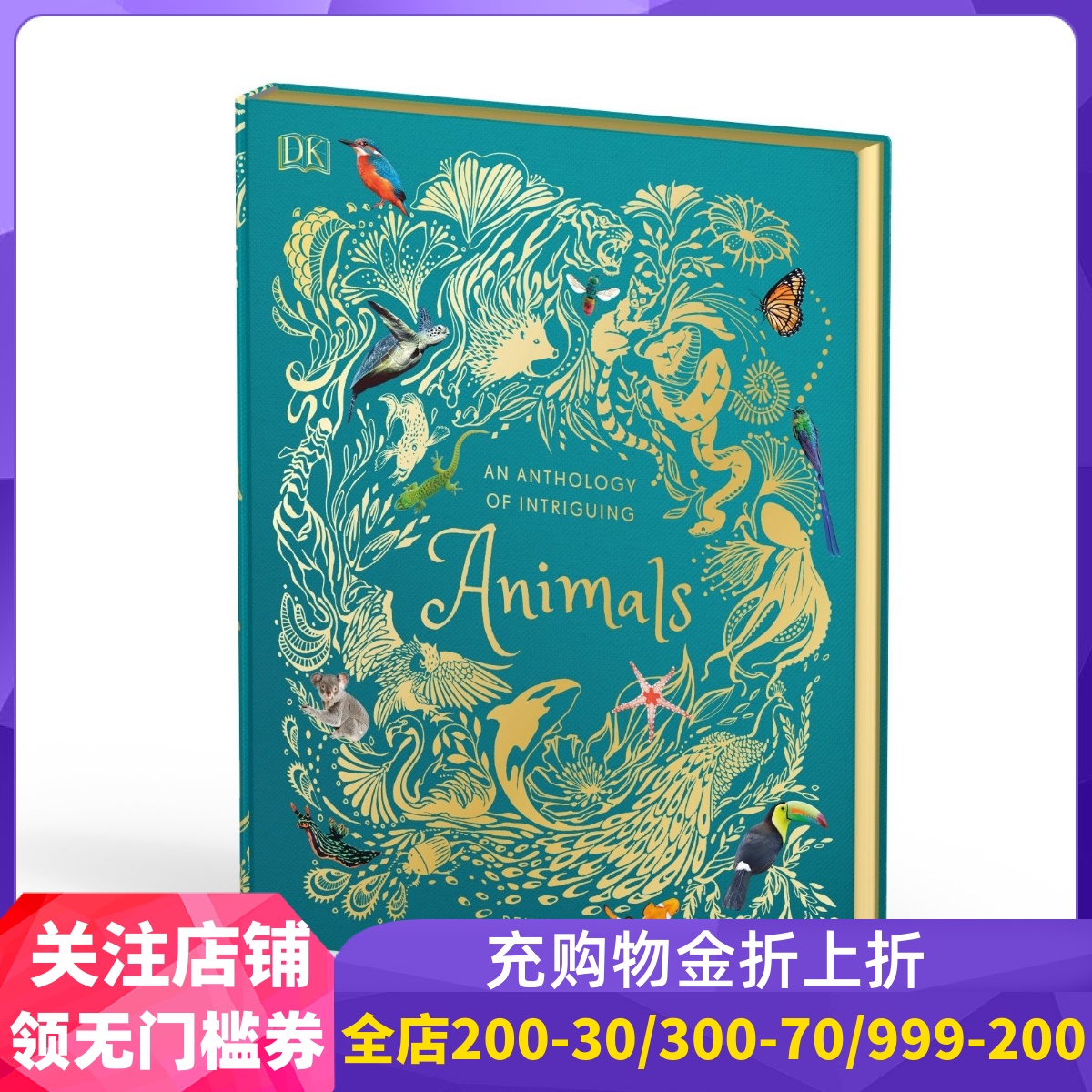 英文原版 DK迷人的动物 儿童百科 科普绘本 摄影集 An Anthology of Intriguing Animals