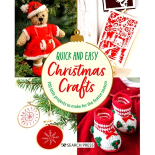 the and Crafts Christmas 预订 Little for Festive Make Easy Projects 9781800921894 Season 100 Quick