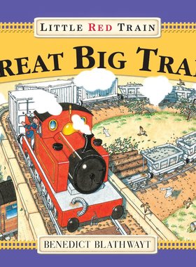 红色小火车系列 大火车 英文原版 经典儿童绘本 The Little Red Train: Great Big Train