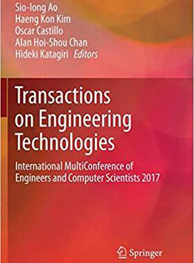 【预售】Transactions on Engineering Technologies: International MultiConference of Engineers and Computer Scientis...