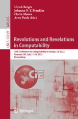 【预订】Revolutions and Revelations in Computability 9783031087394 书籍/杂志/报纸 科普读物/自然科学/技术类原版书 原图主图