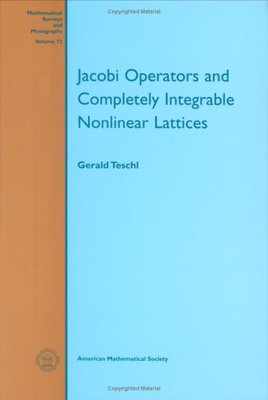 【预售】Jacobi Operators and Completely Integrable Nonlinear Lattices