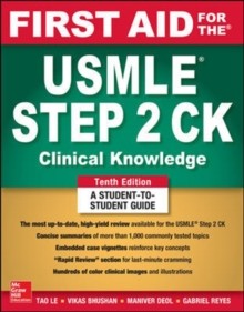 英文原版 USMLE急救步骤2CK，第十版 First Aid for the USMLE Step 2 Ck, Tenth Edition-封面