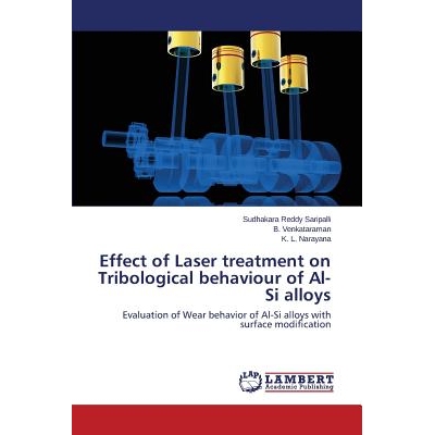 预订 Effect of Laser treatment on Tribological behaviour of Al-Si alloys 激光治疗对铝硅合金的摩擦磨损性能: 9783659686962