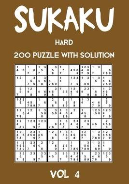 [预订]Sukaku Hard 200 Puzzle With Solution Vol 4: Exciting Sudoku variation, puzzle booklet, 2 puzzles per 9781711929804