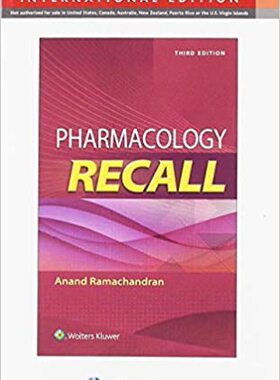 【预订】Pharmacology Recall