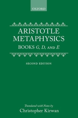 【预订】Metaphysics: Books gamma, delta, and epsilon