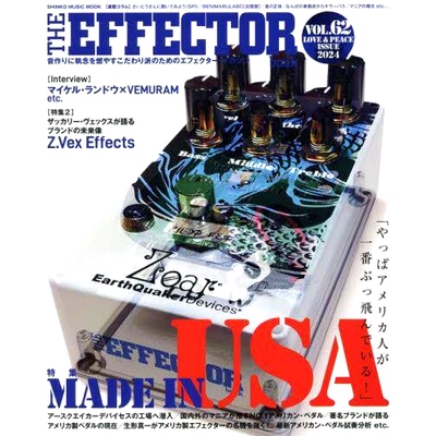 预订 THE EFFECTOR book VOL.62(2024WINTER): 9784401654369