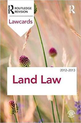 【预售】Land Law Lawcards 2012-2013