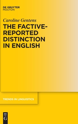 【预订】The Factive-Reported Distinction in English