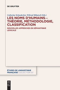 – classification 9783110709636 d’humains méthodologie noms Les 预订 théorie