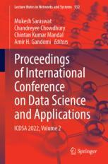 【预订】Proceedings of International Conference on Data Science and Applicat 9789811966330
