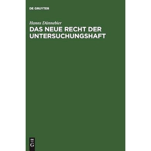 Das Untersuchungshaft neue der 9783111168821 Recht 预订