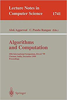 【预订】Algorithms and Computations 9783540669166