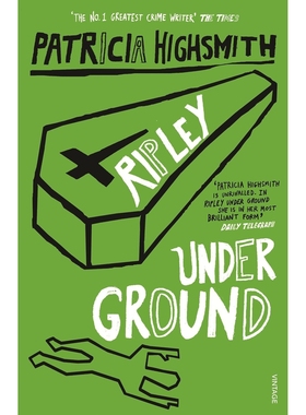 预售 地下雷普利 Patricia Highsmith 帕特里夏·海史密斯 英文原版 Ripley Under Ground