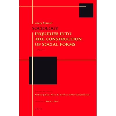 预订 Sociology: Inquiries into the Construction of Social Forms 社会学：社会形式结果探索 2卷集: 9789004173217