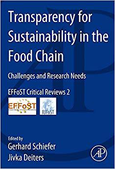 【预售】Transparency for Sustainability in the Food Chain