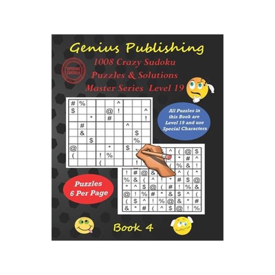 [预订]1008 Crazy Sudoku Puzzles & Solutions Master Series - Level 19 - Book 4: Over 1000 Very Hard Games w 9798422018574