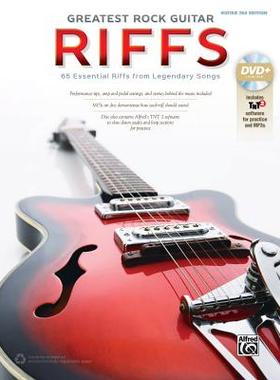 【预订】The Greatest Rock Guitar Riffs: Guitar Tab, Book & DVD-ROM