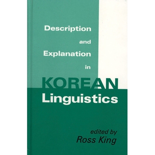 预订 Description and Explanation in Korean Linguistics: 9781885445568