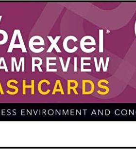 【预售】Wiley Cpaexcel Exam Review 2020 Flashcards: Business Environment and Concepts