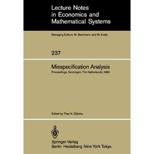 December Analysis 预订 held Netherlands 15–16 The Proceedings Groningen 9783 1983 Workshop Misspecification