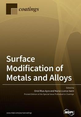 [预订]Surface Modification of Metals and Alloys 9783036510101