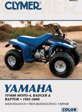 [预订]Yamaha YFM80 MOTO-4, Badger & Raptor 2001-2008 9781599692364