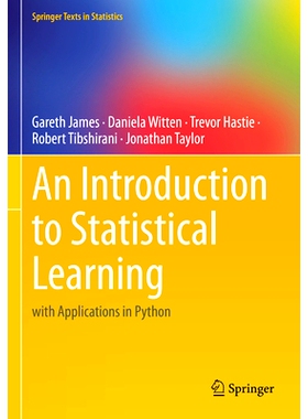 预订 An Introduction to Statistical Learning: with Applications in Python 统计学习导论：使用 Python 的应用程序: 97830313