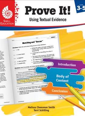 【预订】Prove It! Using Textual Evidence, Levels 3-5