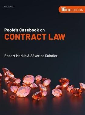 [预订]Poole’s Casebook on Contract Law 9780198869986
