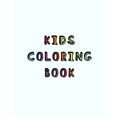 预订 Kids Coloring Book: Simple colouring book for children with Dyslexia A relaxing Cognitive and mental processing dev