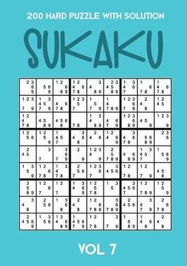 [预订]200 Hard Puzzle With Solution Sukaku Vol 7: Challenging Sudoku variation, puzzle booklet, 2 puzzles  9781711929835