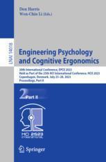 [预订]Engineering Psychology and Cognitive Ergonomics: 20th International Conference, Epce 2023, Held as P 9783031353888