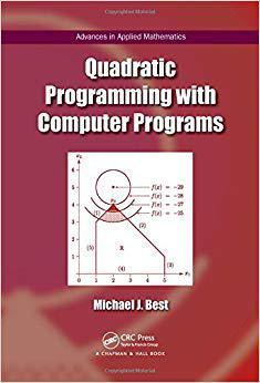 【预售】Quadratic Programming with Computer Programs