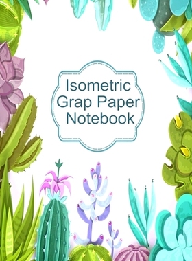 预订 Isometric Graph Paper Notebook: Graphic Paper Composition Notepad (.28