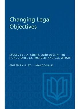 预订 Changing Legal Objectives 改变法律目标: 9781487577094