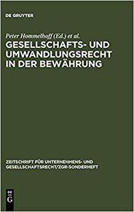 und 9783110158885 Gesellschafts der Bewährung 预订 Umwandlungsrecht