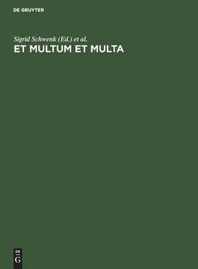 【预订】Et Multum et Multa 9783110040340