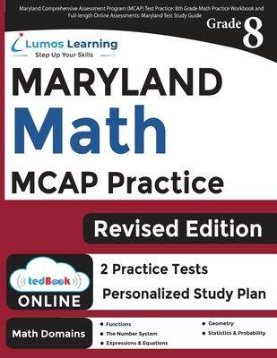 [预订]Maryland Comprehensive Assessment Program (MCAP) Test Practice: 8th Grade Math Practice Workbook and 9781959697152