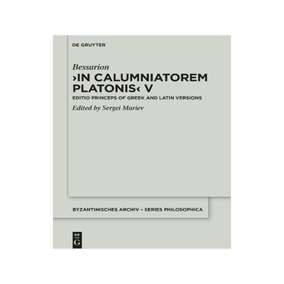 [预订]In Calumniatorem Platonis V 9783110756005
