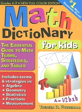 预订 Math Dictionary for Kids: The Essential Guide to Math Terms, Strategies, and Tables (Updated ed.): 9781593636449