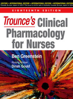 【预订】Trounces Clinical Pharmacology for Nurses
