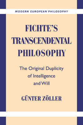 预订 Fichte's Transcendental Philosophy