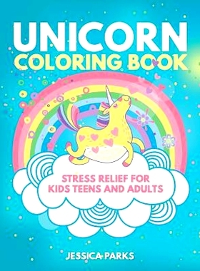 预订 Unicorn Coloring Book: A Crazy Cute Collection Of Adorable Highly Detailed Unicorn Designs - A Magical Coloring Exp